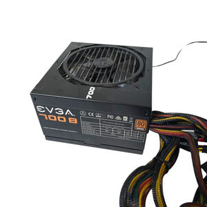EVGA 700B 80 Plus Bronze 700W PSU Power Supply Cables Attached Computer TESTED